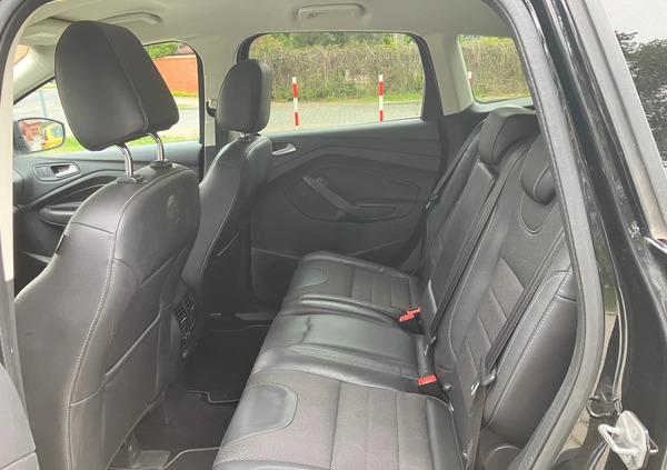 Ford Kuga cena 53800 przebieg: 222600, rok produkcji 2015 z Leszno małe 352